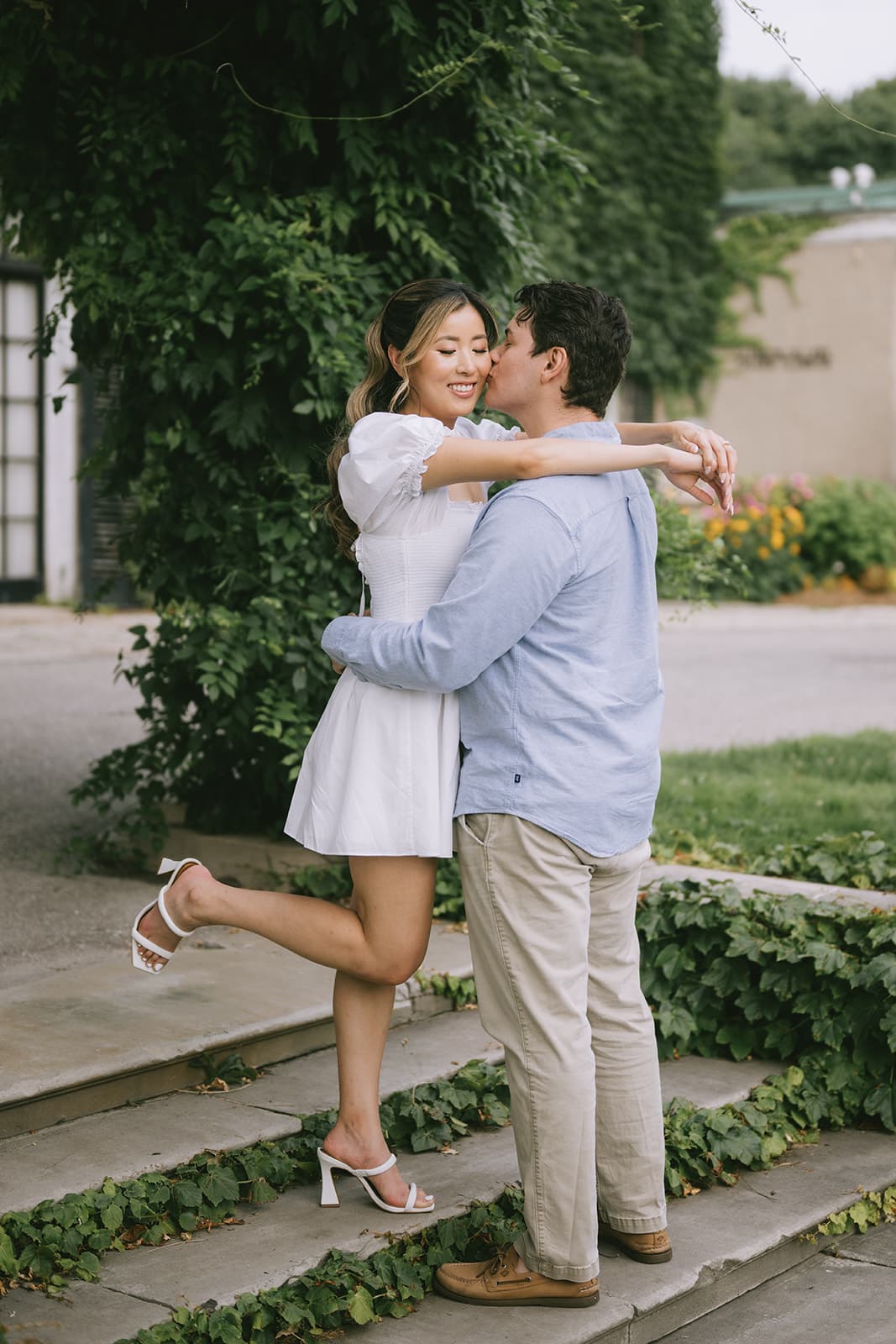 Connor and Mackenzie engagement photo