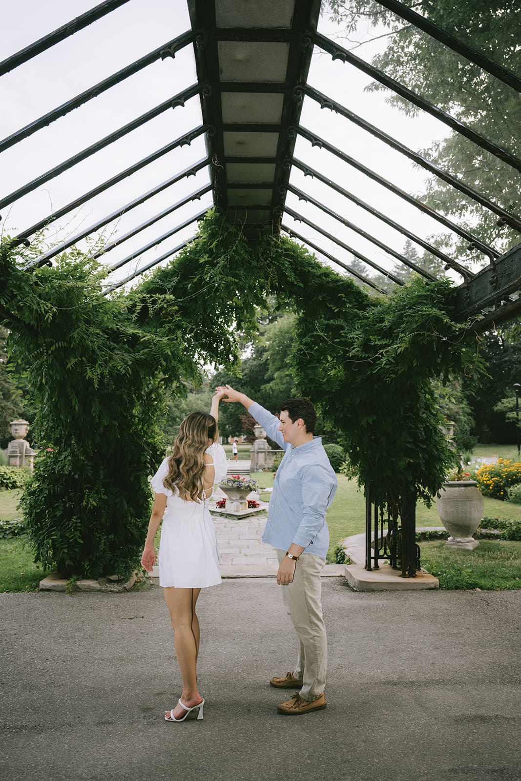 Connor and Mackenzie engagement photo