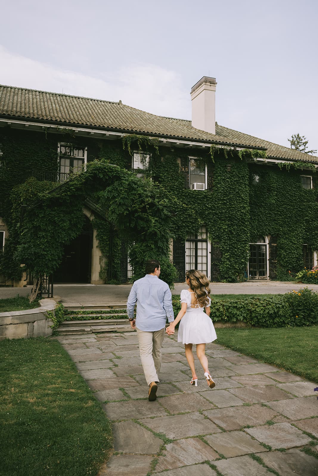 Connor and Mackenzie walking